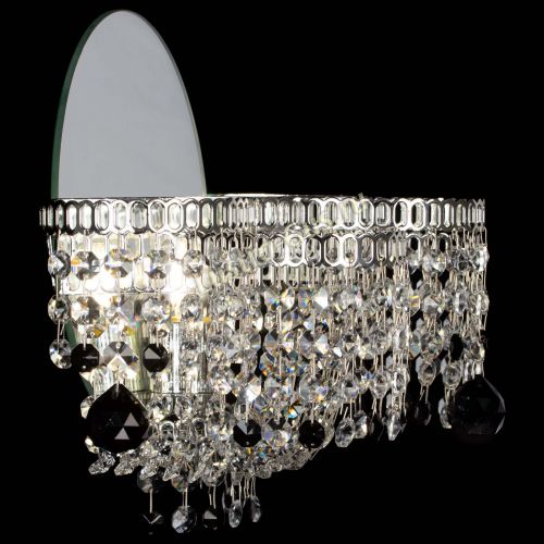 Бра Камелия шар черная в Саратове Гусь Хрустальный