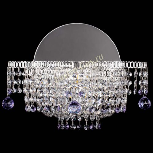 Бра Камелия шар фиолетовая в Саратове Гусь Хрустальный