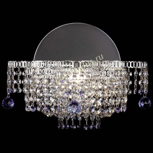 Бра Камелия шар фиолетовая в Саратове Гусь Хрустальный