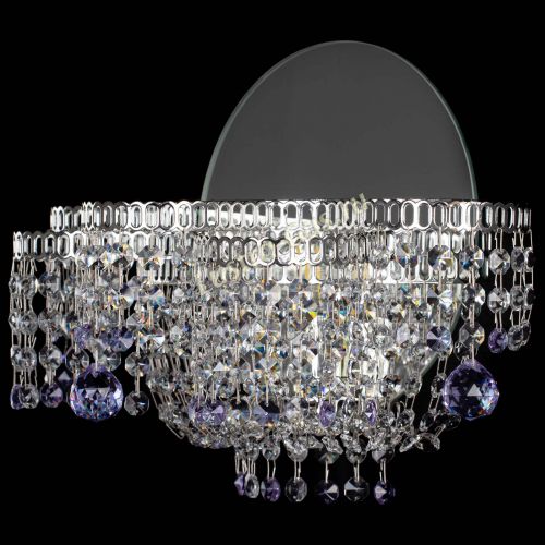 Бра Камелия шар фиолетовая в Саратове Гусь Хрустальный