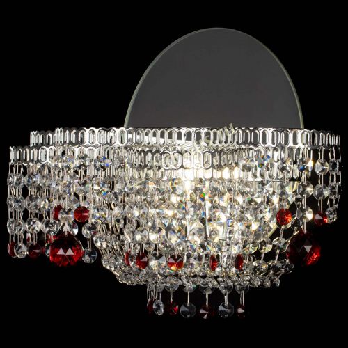 Бра Камелия шар красная в Саратове Гусь Хрустальный