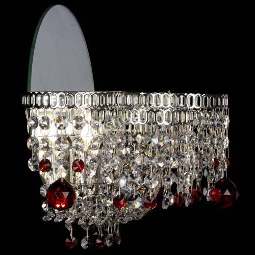 Бра Камелия шар красная в Саратове Гусь Хрустальный