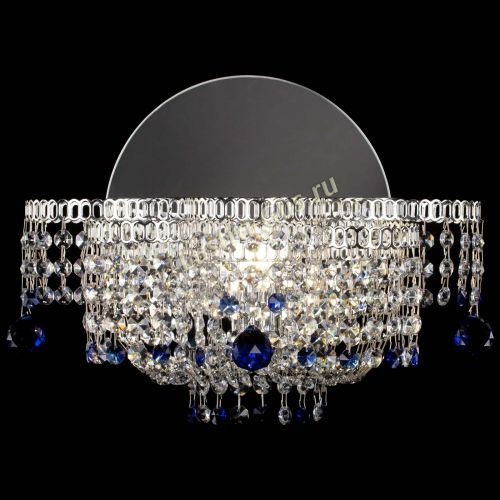 Бра Камелия шар синяя в Саратове Гусь Хрустальный