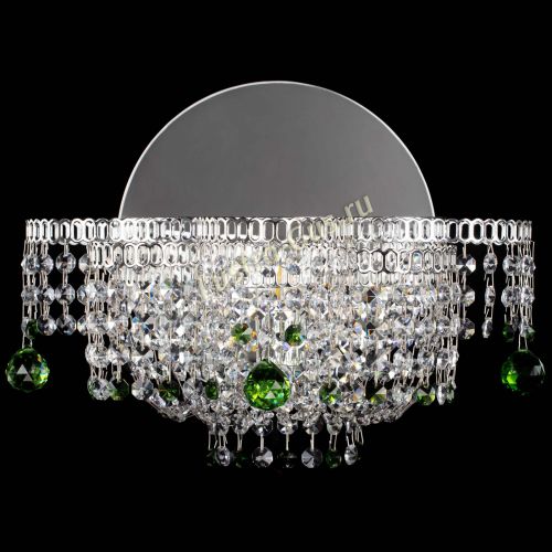 Бра Камелия шар зеленая в Саратове Гусь Хрустальный