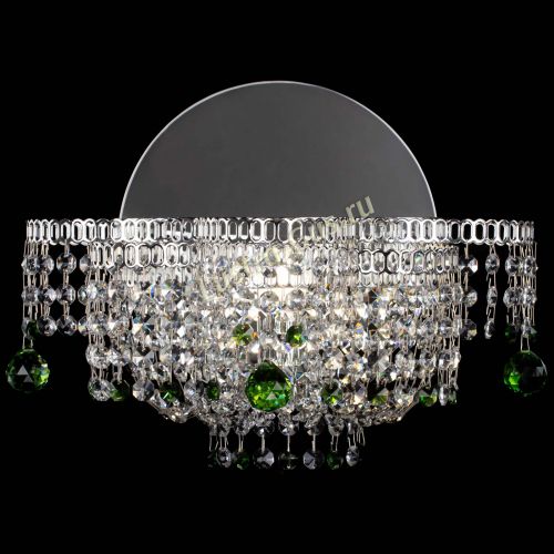 Бра Камелия шар зеленая в Саратове Гусь Хрустальный