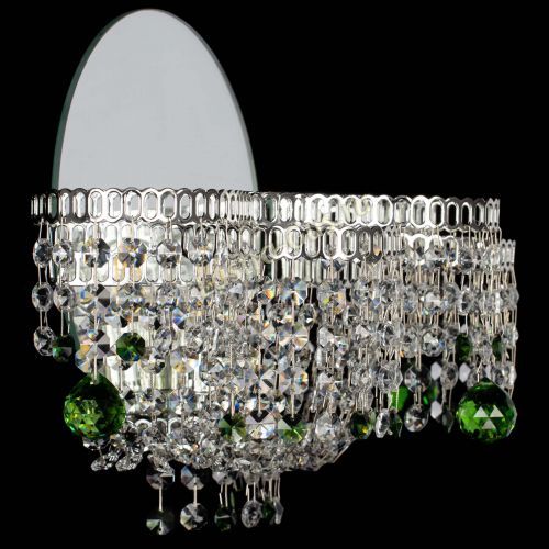 Бра Камелия шар зеленая в Саратове Гусь Хрустальный