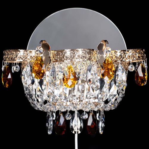 Бра Камея Флора чайная в Саратове Гусь Хрустальный