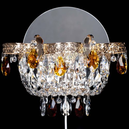 Бра Камея Флора чайная в Саратове Гусь Хрустальный