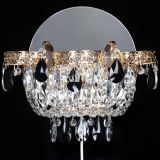 Бра Камея Флора черная в Саратове