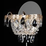 Бра Камея Флора черная в Саратове