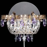 Бра Камея Флора фиолетовая в Саратове