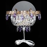 Бра Камея Флора фиолетовая в Саратове