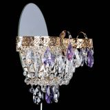 Бра Камея Флора фиолетовая в Саратове