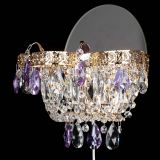 Бра Камея Флора фиолетовая в Саратове