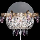 Бра Камея Флора розовая в Саратове