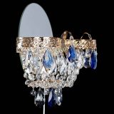 Бра Камея Флора синяя в Саратове