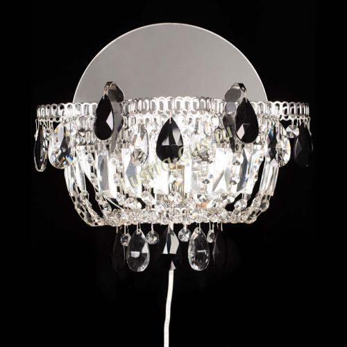 Бра Камея черная в Саратове Гусь Хрустальный