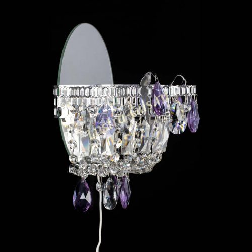 Бра Камея фиолетовая в Саратове Гусь Хрустальный