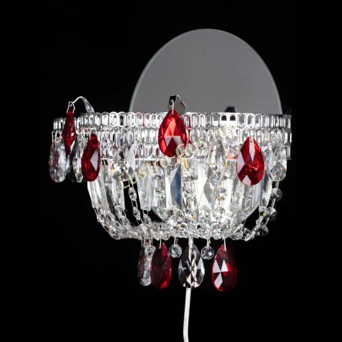 Бра Камея красная в Саратове Гусь Хрустальный