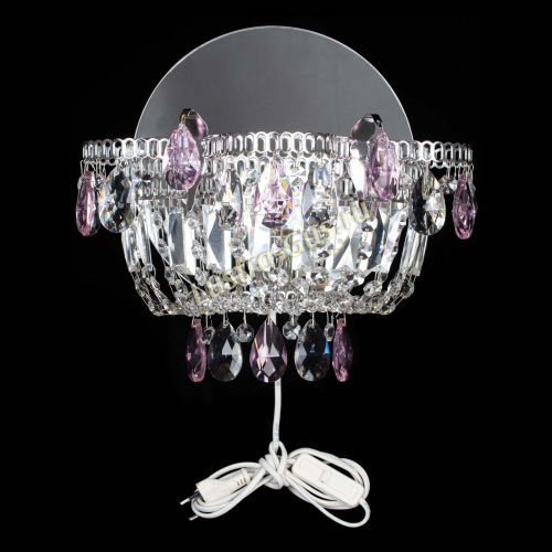 Бра Камея розовая в Саратове Гусь Хрустальный