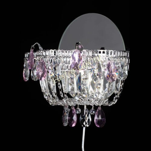 Бра Камея розовая в Саратове Гусь Хрустальный