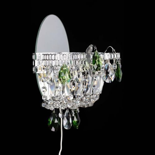 Бра Камея зеленая в Саратове Гусь Хрустальный