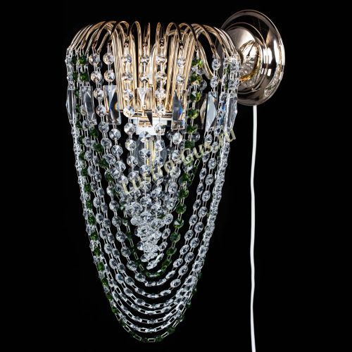 Бра Каскад Водоворот зеленая в Саратове Гусь Хрустальный