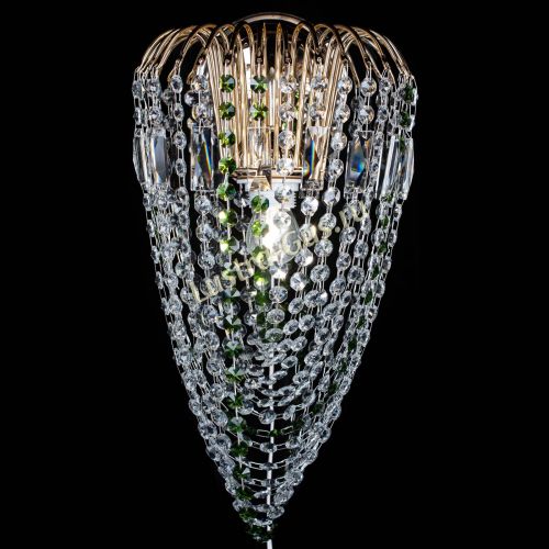 Бра Каскад Водоворот зеленая в Саратове Гусь Хрустальный