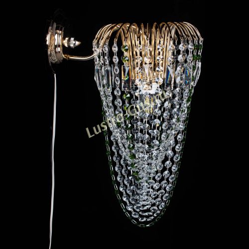 Бра Каскад Водоворот зеленая в Саратове Гусь Хрустальный