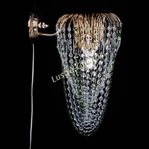 Бра Каскад Водоворот зеленая в Саратове Гусь Хрустальный