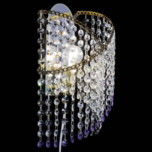 Бра Космея №1 фиолетовая под бронзу в Саратове Гусь Хрустальный