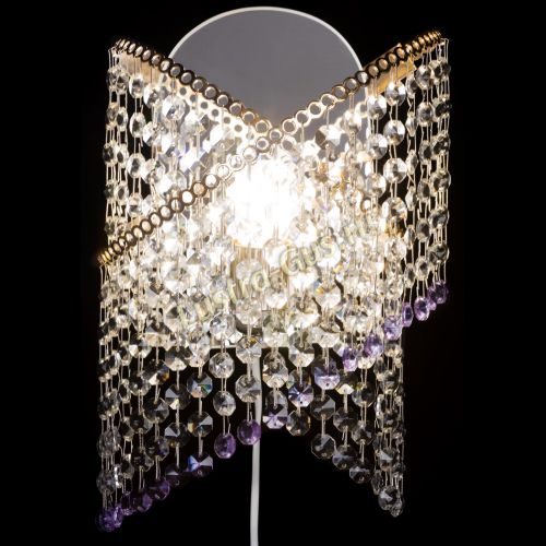 Бра Космея №1 фиолетовая в Саратове Гусь Хрустальный