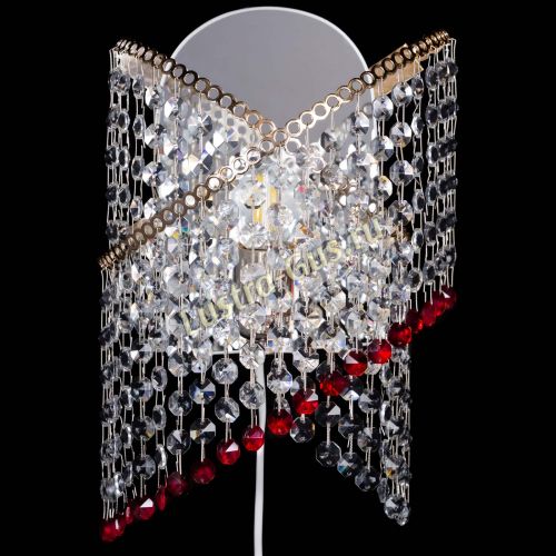 Бра Космея №1 красная в Саратове Гусь Хрустальный