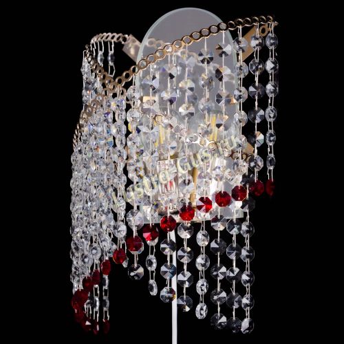 Бра Космея №1 красная в Саратове Гусь Хрустальный