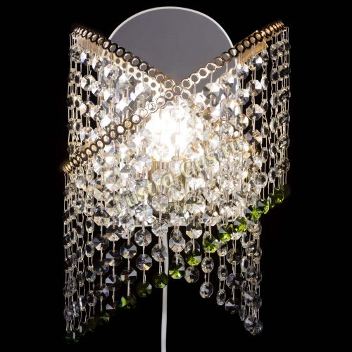 Бра Космея №1 зеленая в Саратове Гусь Хрустальный