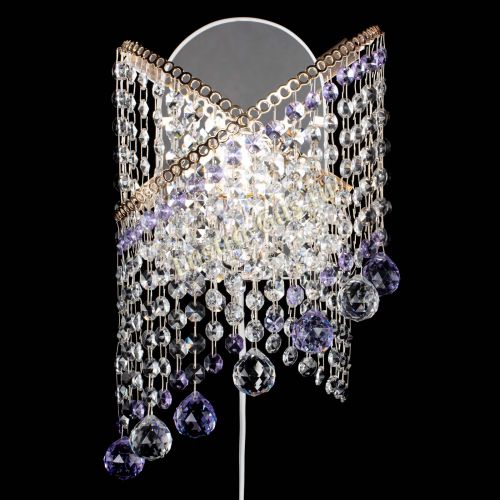 Бра Космея №3 фиолетовая в Саратове Гусь Хрустальный