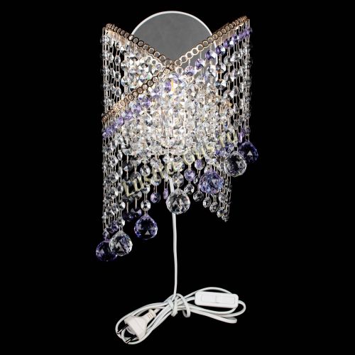 Бра Космея №3 фиолетовая в Саратове Гусь Хрустальный