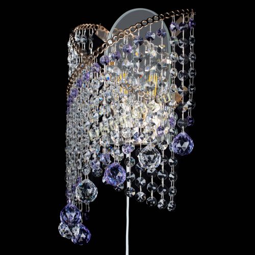 Бра Космея №3 фиолетовая в Саратове Гусь Хрустальный