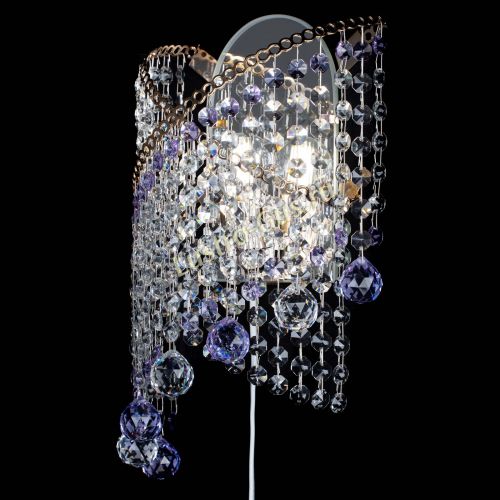 Бра Космея №3 фиолетовая в Саратове Гусь Хрустальный