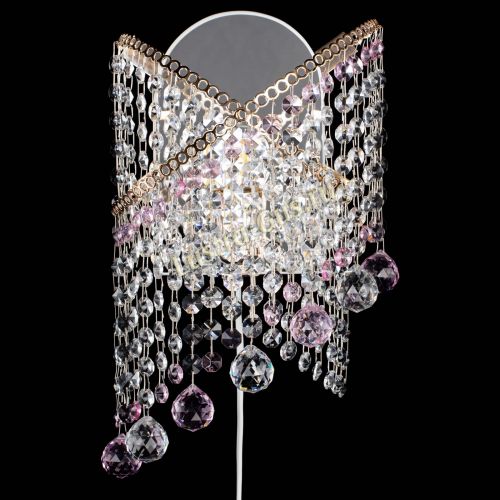 Бра Космея №3 розовая в Саратове Гусь Хрустальный