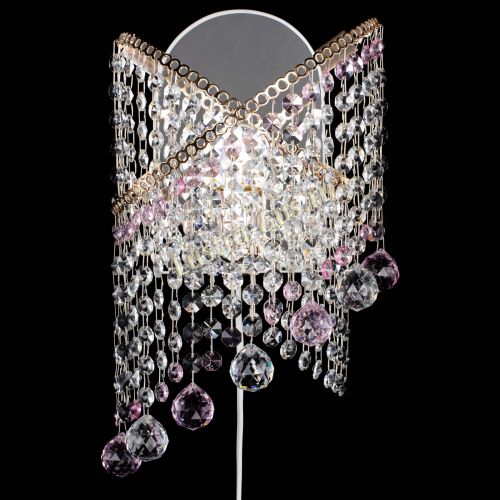 Бра Космея №3 розовая в Саратове Гусь Хрустальный