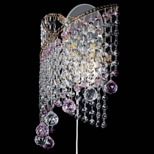 Бра Космея №3 розовая в Саратове Гусь Хрустальный