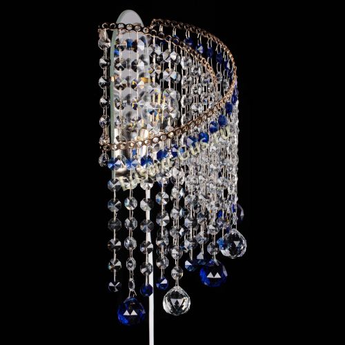 Бра Космея №3 синяя в Саратове Гусь Хрустальный