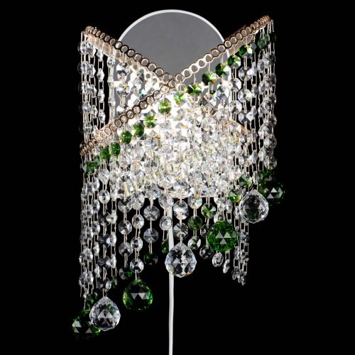 Бра Космея №3 зеленая в Саратове Гусь Хрустальный