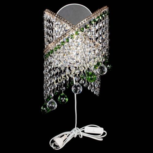 Бра Космея №3 зеленая в Саратове Гусь Хрустальный