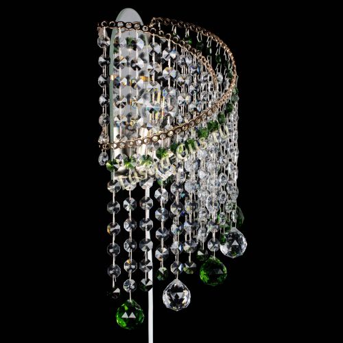 Бра Космея №3 зеленая в Саратове Гусь Хрустальный