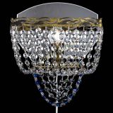 Бра Квадрат №2 под бронзу Синяя в Саратове