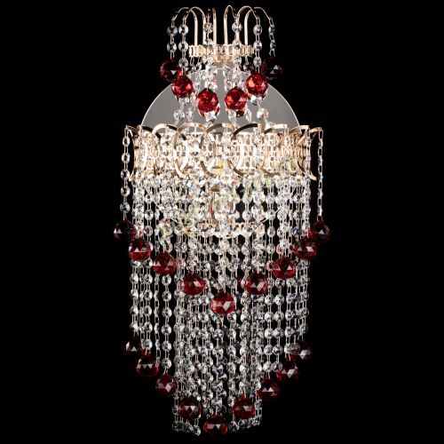 Бра Ника №5 красная в Саратове Гусь Хрустальный