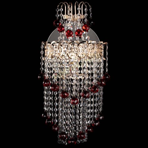 Бра Ника №5 красная в Саратове Гусь Хрустальный