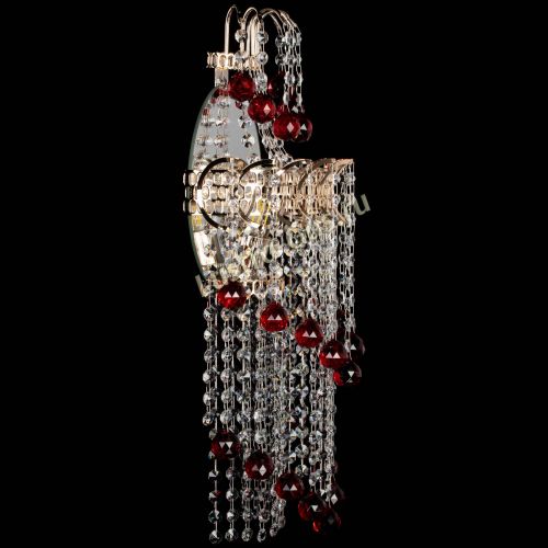 Бра Ника №5 красная в Саратове Гусь Хрустальный